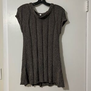 Margaret O'Leary Grey Knit Top